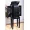 Black jewelry armoire for beautiful room decoration