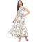  Buy Janasya Women's Rayon Floral Print Flared Gown at Amazon.in - Venus Dresses 