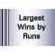 IPL Largest margins wins by Runs Record - Cricwindow.com 
