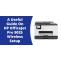 Printer Answers - HP OfficeJet Pro 9025 Wireless Setup