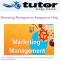 Solve Marketing Management Assignment Help with Our Expert Tutors