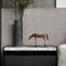 Modern Abstract Horse Sculpture Table Metal Artwork Home Office Interior Decor - Warmly Life