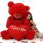 February is Time to Celebrate Love - Giant Teddy Bear - Boo Bear Factory
