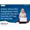 Online University Assignment Help