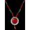 Ruby pendant :  Buy gold plated jewellery |  BabosaSakhi