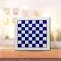 LAPISE BLUE CHESSBOARD WITH CHESS PIECES - Marble Inlay Handicraft Products