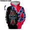 Personalized Name Rebel Flag 3D All Over Printed Clothes UKAA190488