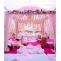 Pink and White Mandap Decor 