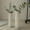 Pleated Ceramic Vase Unique Home Design Flower Pots Decor - Warmly Design