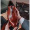 Plymouth - Men's Handmade Oxford Shoes by Barker