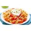 Egg pasta with fresh tomato and cheese