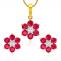 Buy Pendant Sets Designs Online Starting at Rs.9102 - Rockrush India