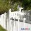 Semi private vinyl fence