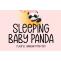 Sleeping Baby Panda Font Free Download OTF TTF | DLFreeFont