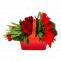 Glass Vase Flower Arrangements in Dubai | Modern Flower Arrangements