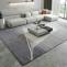 Contemporary White Grey Rugs Modern Carpets for Living Room - Warmly Home