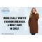 Wholesale Winter Fashion Dresses, A Must-Have In 2022