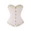 Vintage Floral Lace Trim Overbust Corset | Sayfutclothing